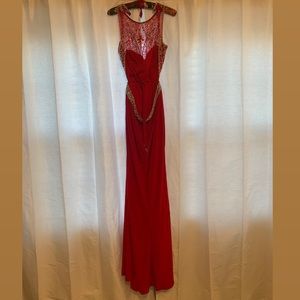 Camille La Vie Dresses | Camille La Vie Prom Dress Red Embellished Size 6 | Poshmark